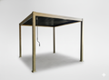 PERGOLA BIOCLIMATIQUE EN ALUMINIUM LED - ASPECT BOIS